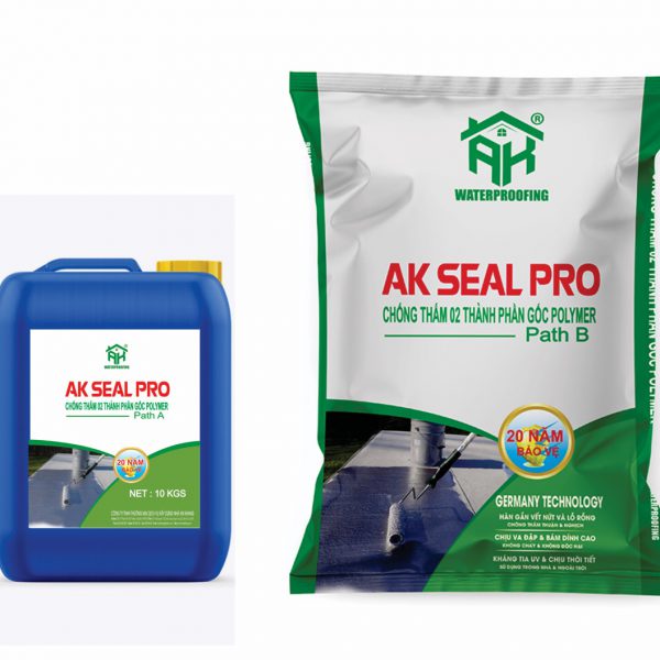 Chống thấm xi măng 2 Thành Phần AK-Seal Pro 35KG